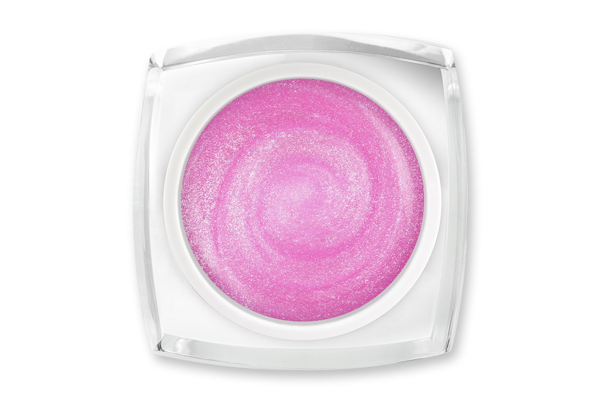 Jolifin LAVENI - Fibreglass-Gel clear pink Glimmer 5ml