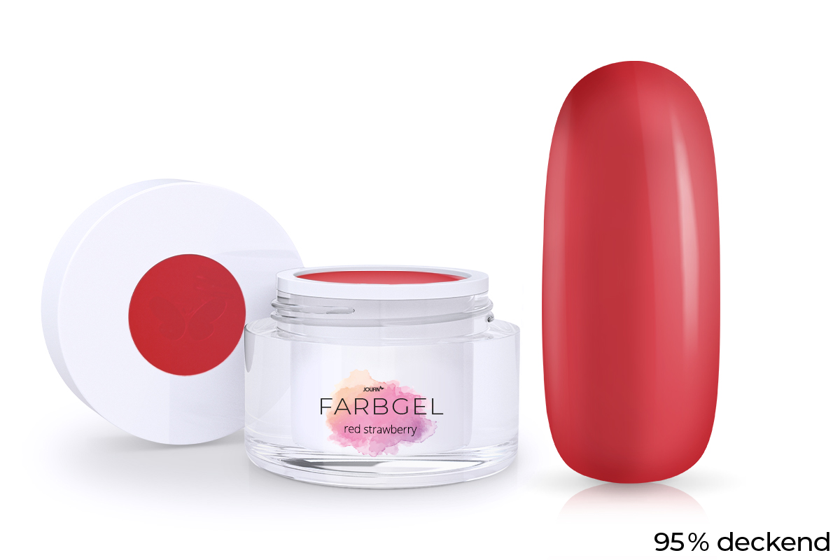 Jolifin colour gel red strawberry 5ml