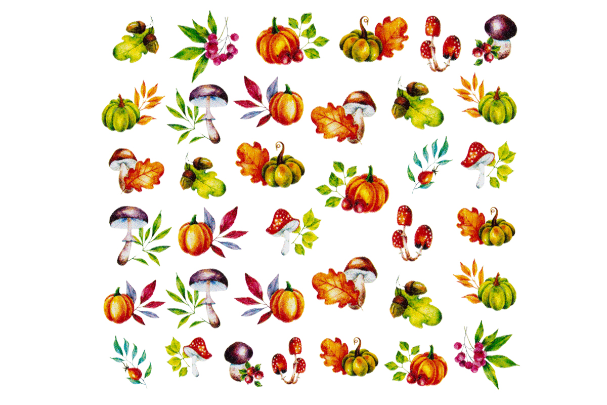 Jolifin Nail Art Autumn Tattoo 11