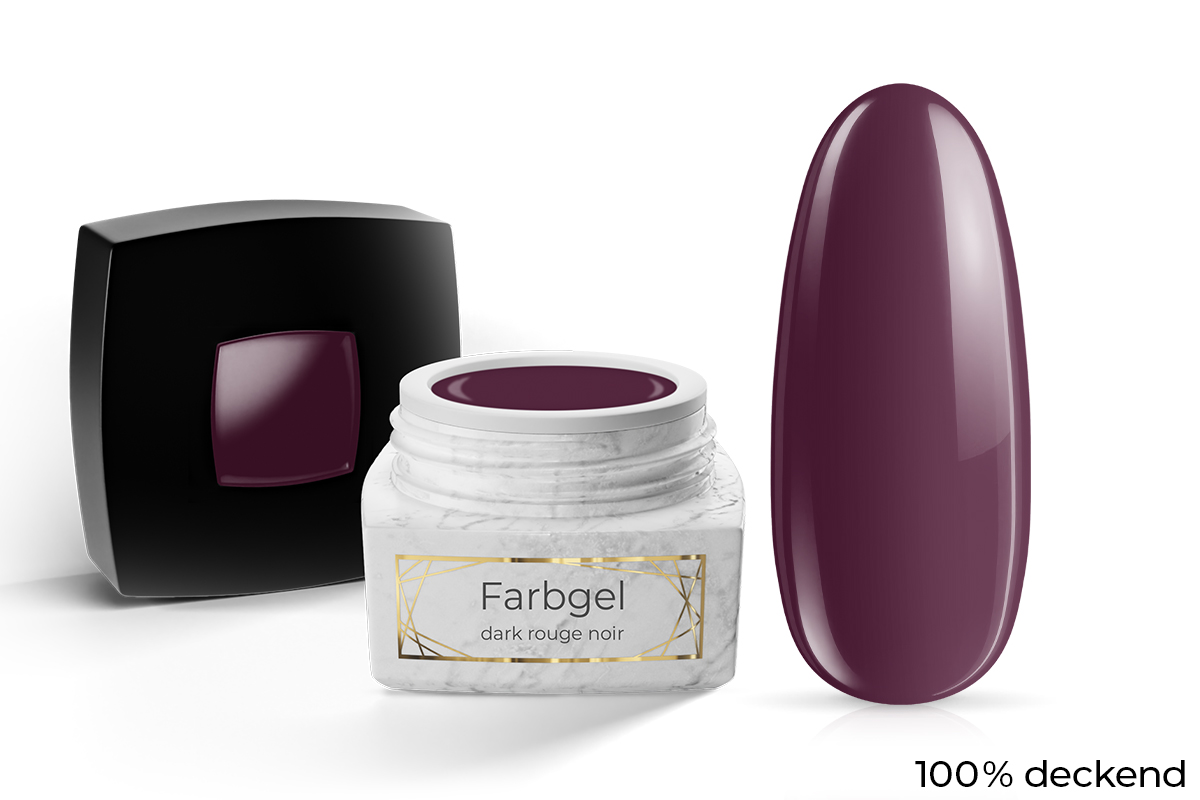 Jolifin LAVENI PRO Farbgel - dark rouge noir 5ml