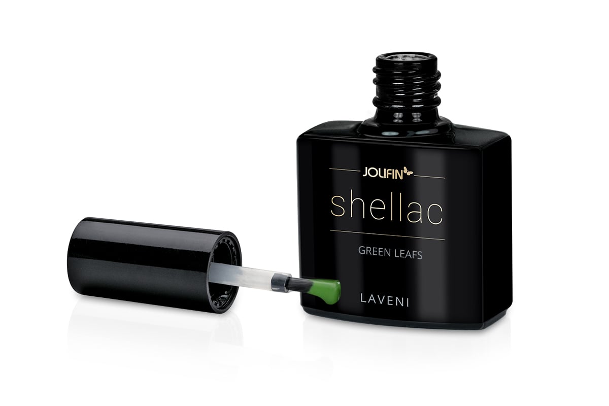 Jolifin LAVENI Shellac - green leafs 10ml