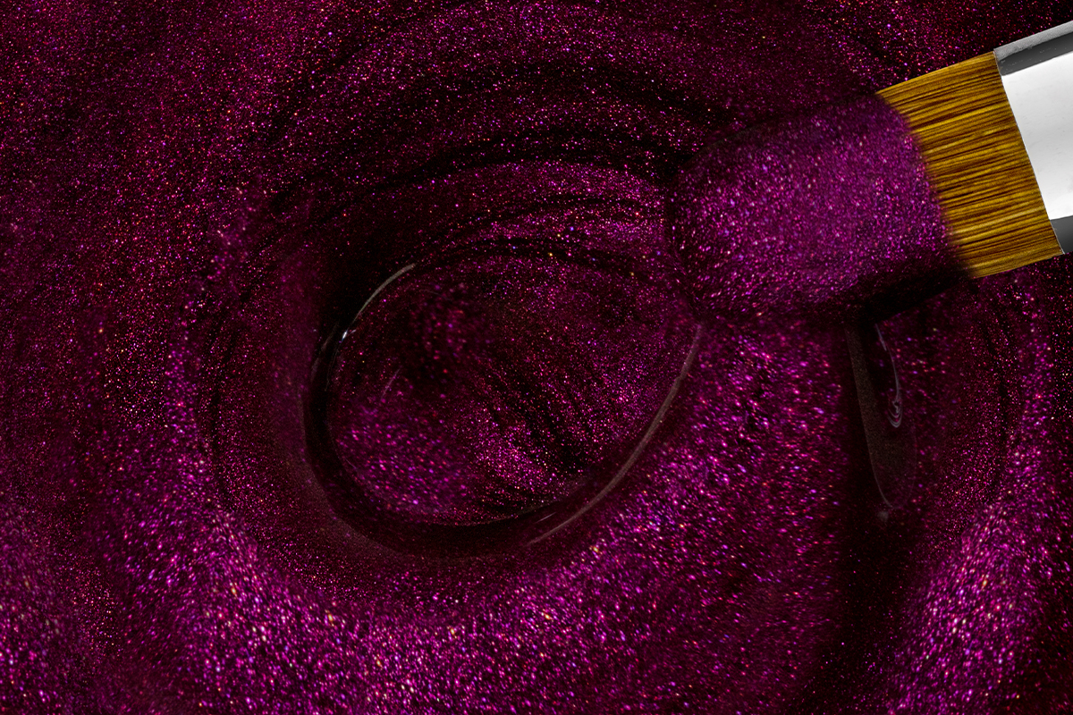 Jolifin LAVENI Farbgel - dark hibiscus 5ml