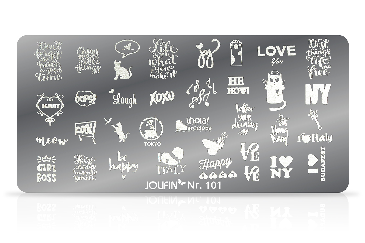 Jolifin Stamping Stencil No. 101