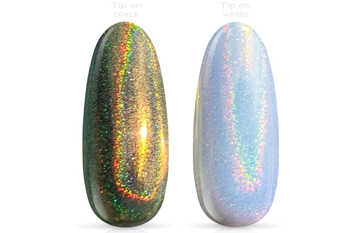 Jolifin LAVENI Rainbow Aurora Mirror-Chrome Pigment - clear & gold