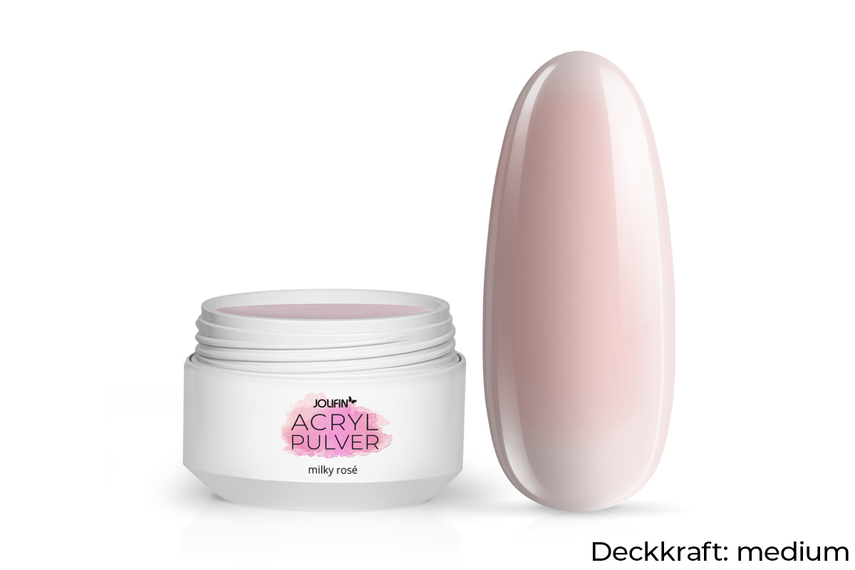 Jolifin Acryl Pulver - milky rosé 10g