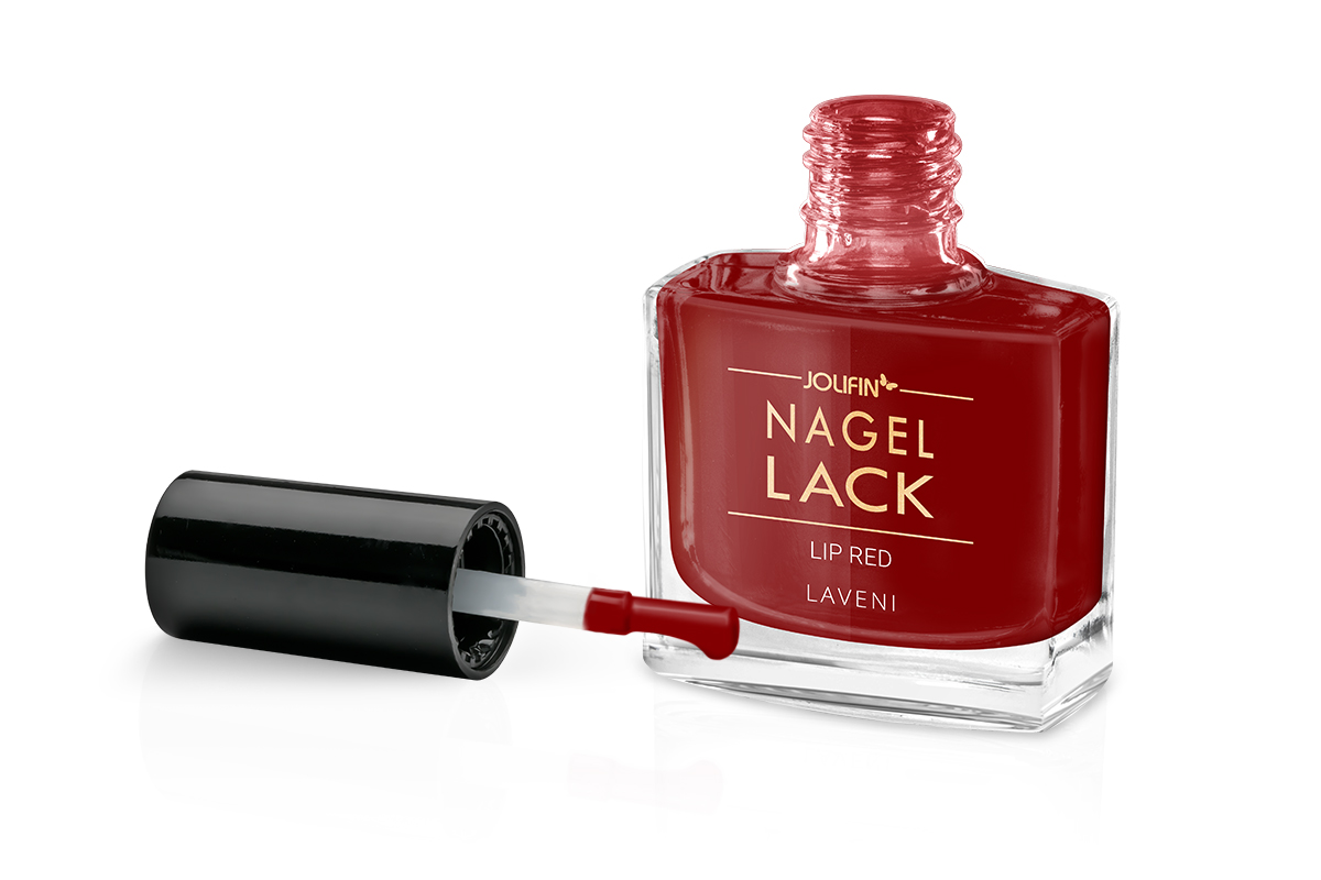 Jolifin LAVENI Nail Polish - lip red 9ml