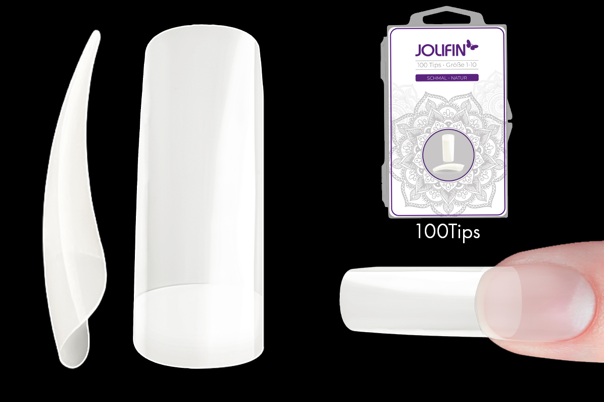 Jolifin 100er Tipbox schmal - natur