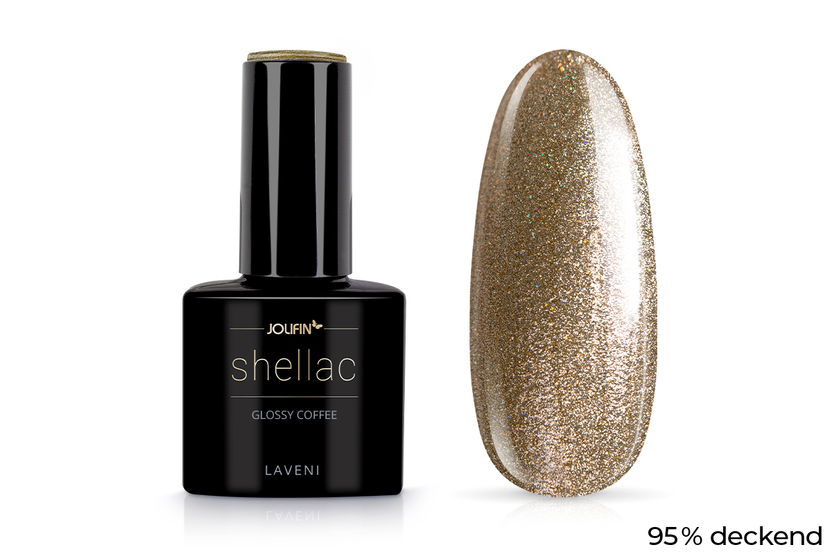 Jolifin LAVENI Shellac - glossy coffee 10ml