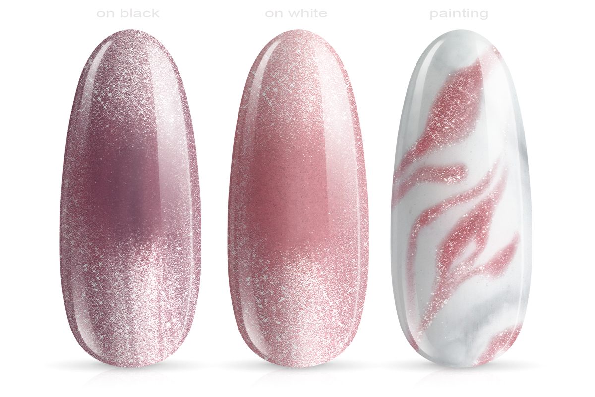 Jolifin LAVENI PRO Farbgel - Cat-Eye rosé blush 5ml