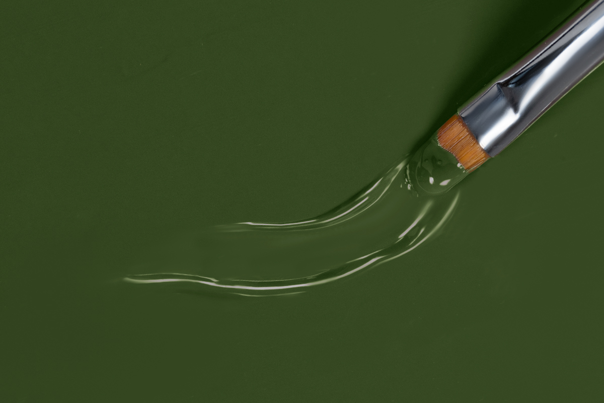 Jolifin LAVENI PRO colour gel - dark khaki green 5ml