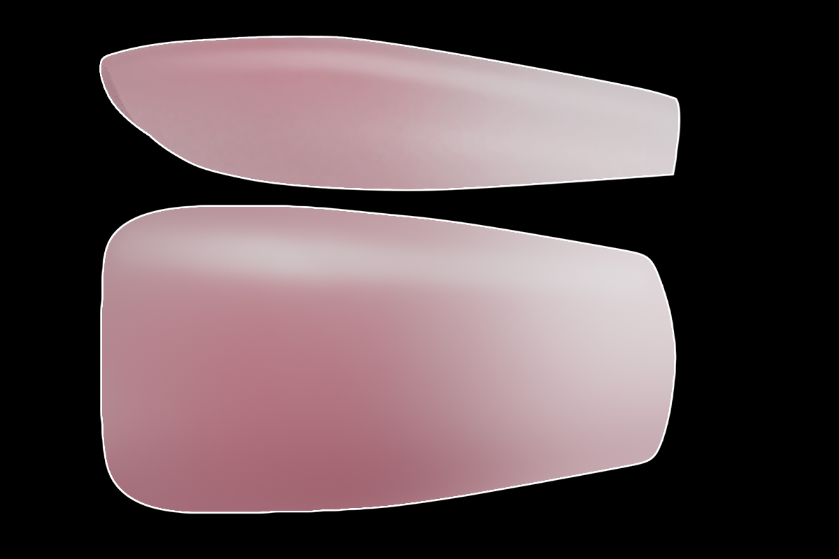 Jolifin 150er Tipbox Press-On Coffin - Babyboomer make-up