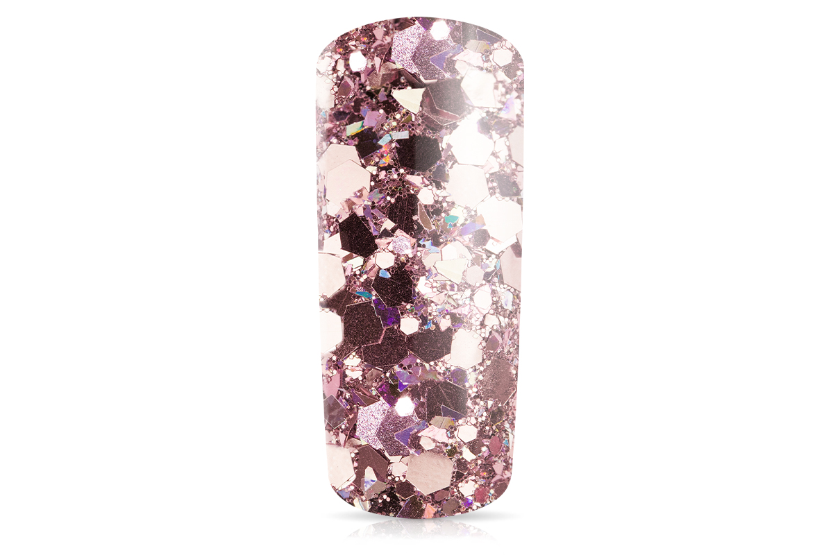 Jolifin Hexagon Glittermix luxury rose-gold
