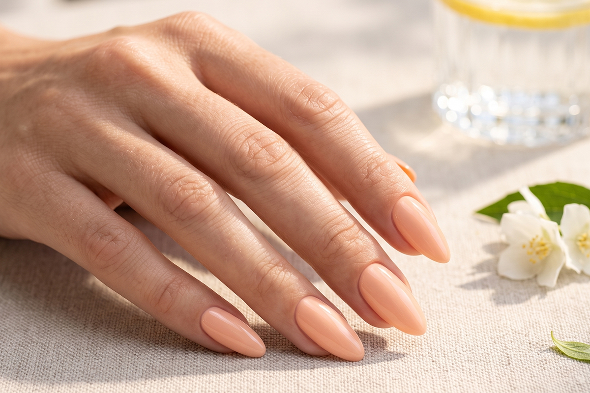 Jolifin LAVENI Shellac - apricot macaron 10ml