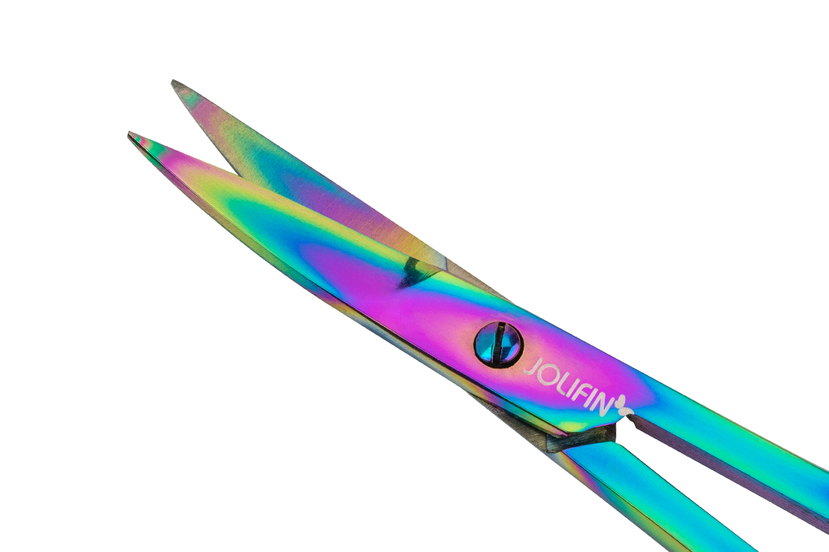 Jolifin nail scissors - Rainbow 
