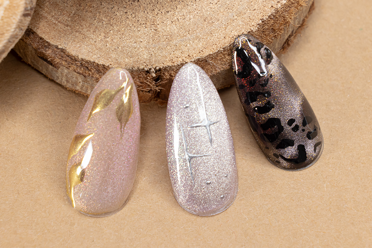 Jolifin LAVENI Shellac - Cat-Eye 9D elegance rosy 10ml