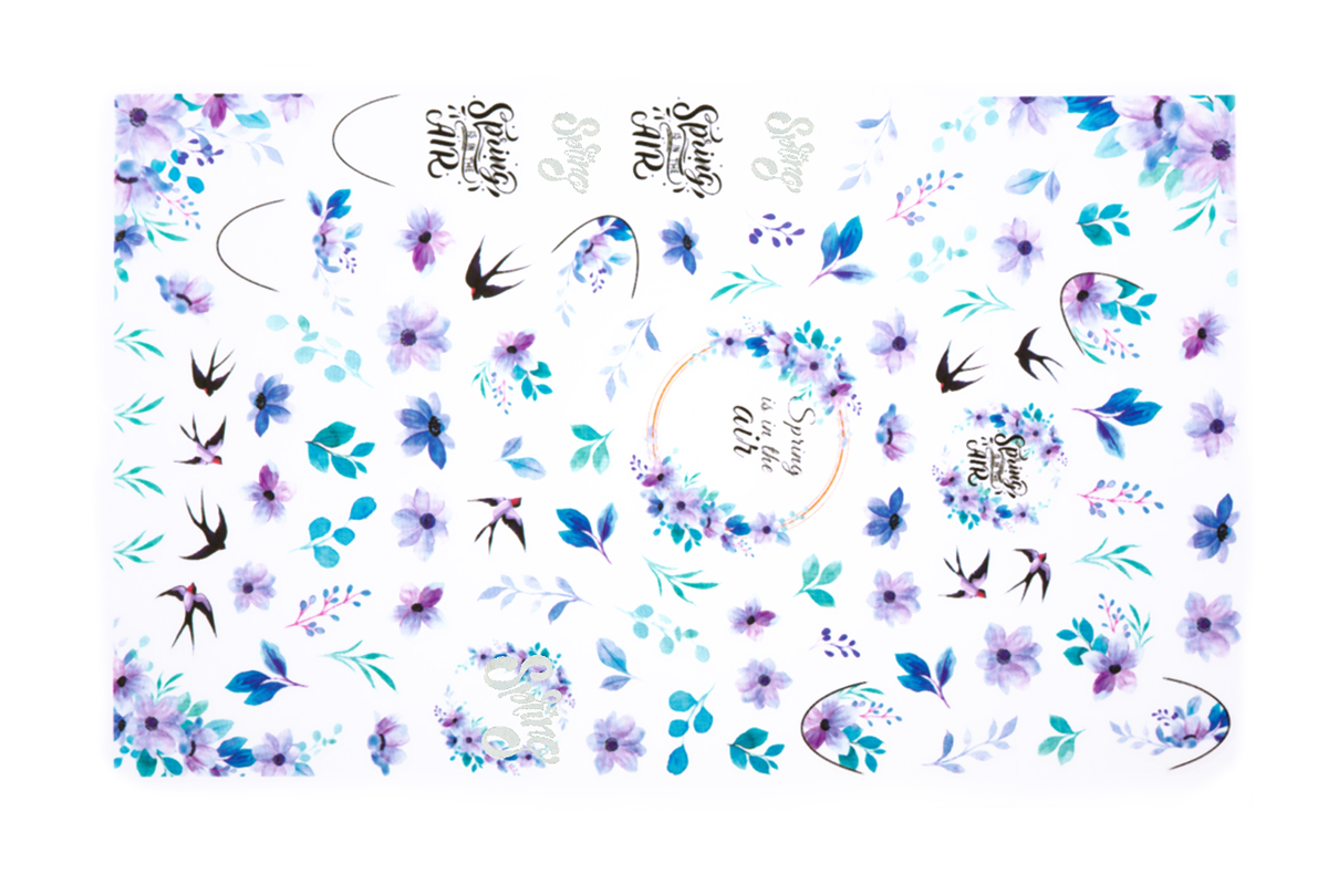 Jolifin LAVENI XL Sticker - Flowers No. 32