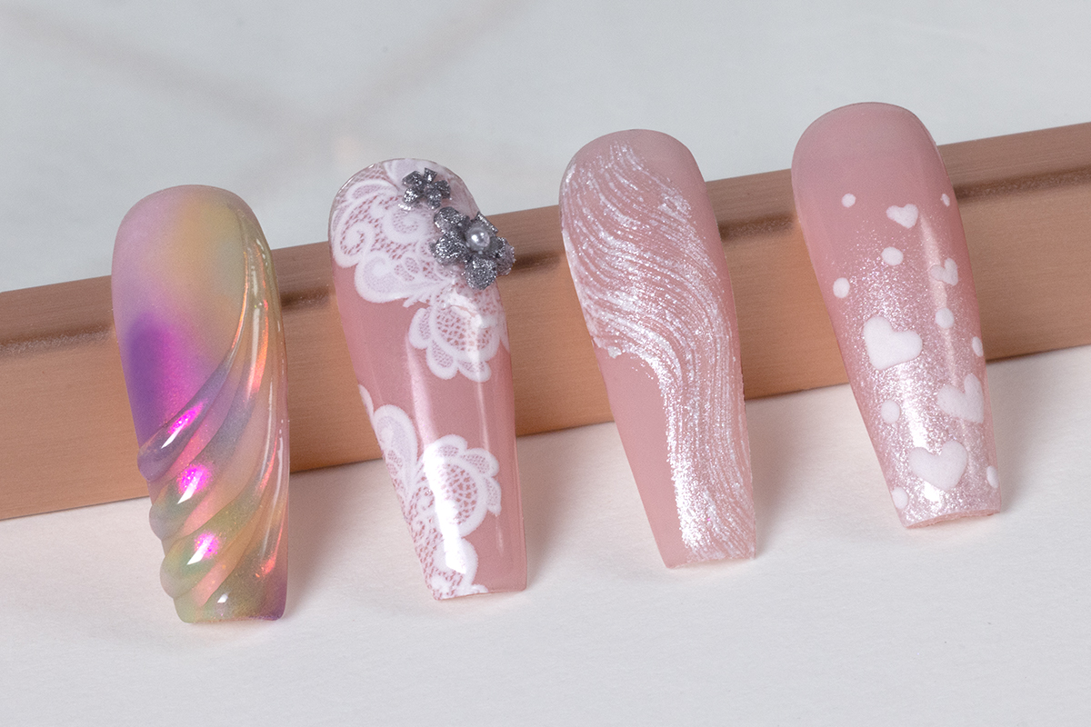 Jolifin Mousse Ombre-Gel - white pearl 5ml