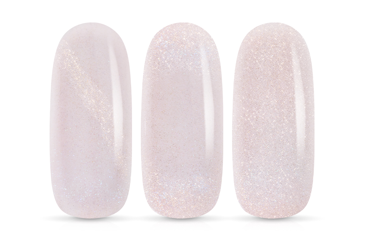 Jolifin LAVENI Shellac - Cat-Eye milky rosé 10ml