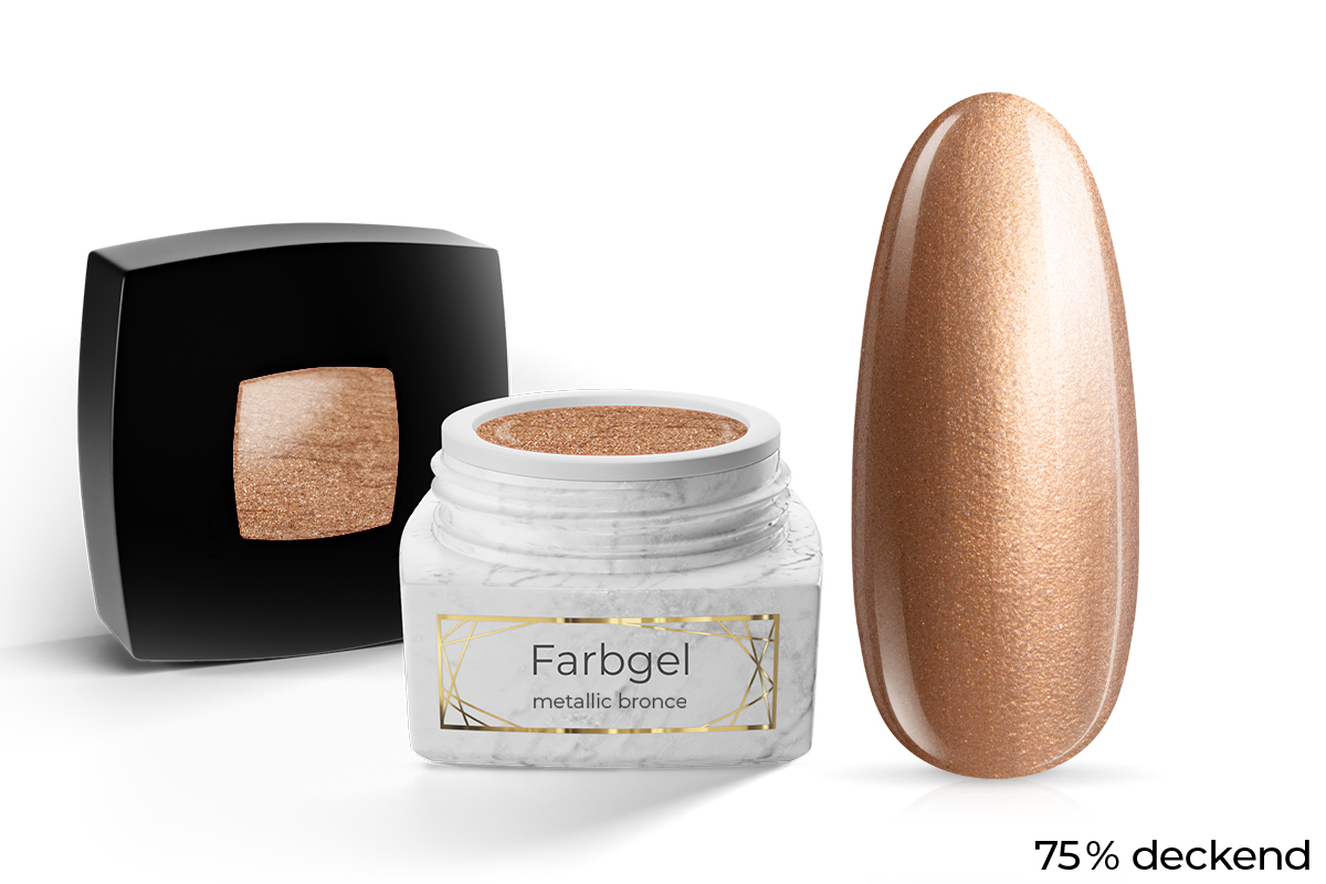 Jolifin LAVENI PRO Farbgel - metallic bronce 5ml