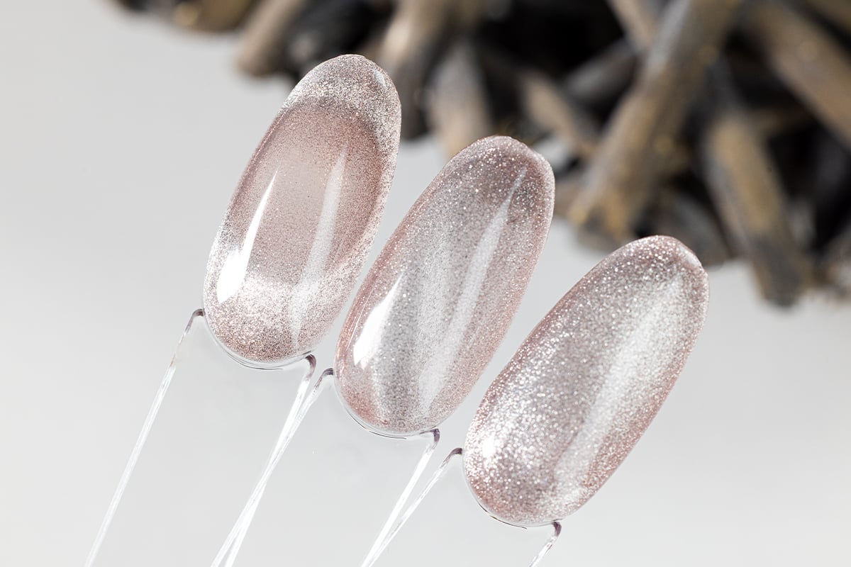 Jolifin LAVENI Shellac - Cat-Eye Diamond Jelly Glas brown 10ml