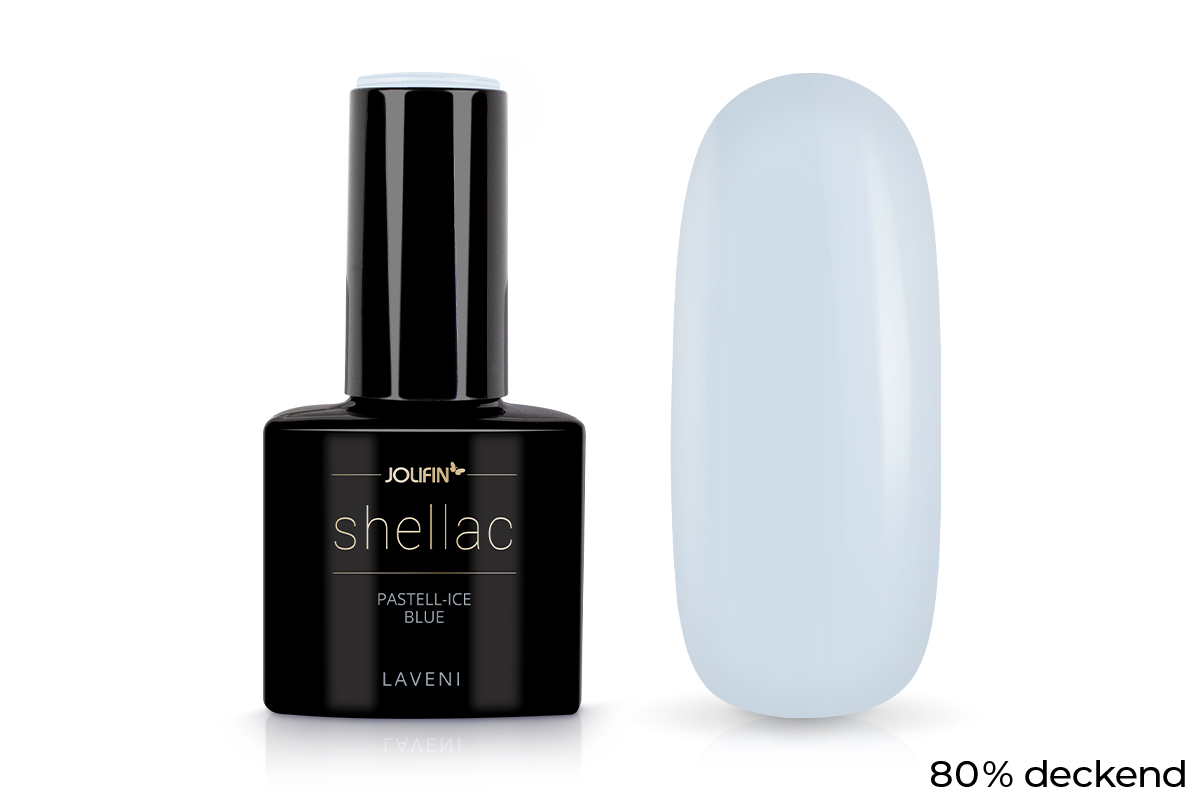 Jolifin LAVENI Shellac - pastel-ice blue 10ml