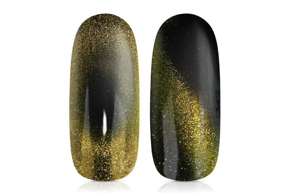 Jolifin LAVENI Shellac - Cat-Eye 9D golden eye 10ml