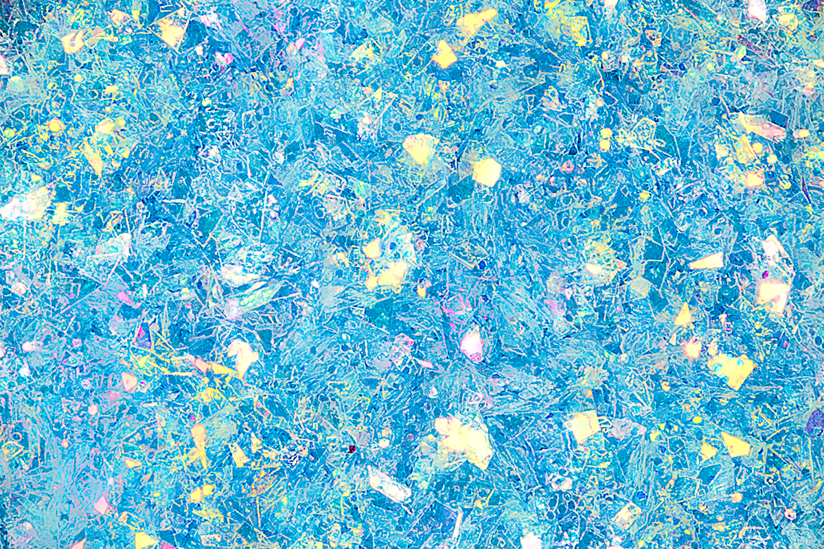Jolifin LAVENI Mermaid Flakes Glitter - turquoise