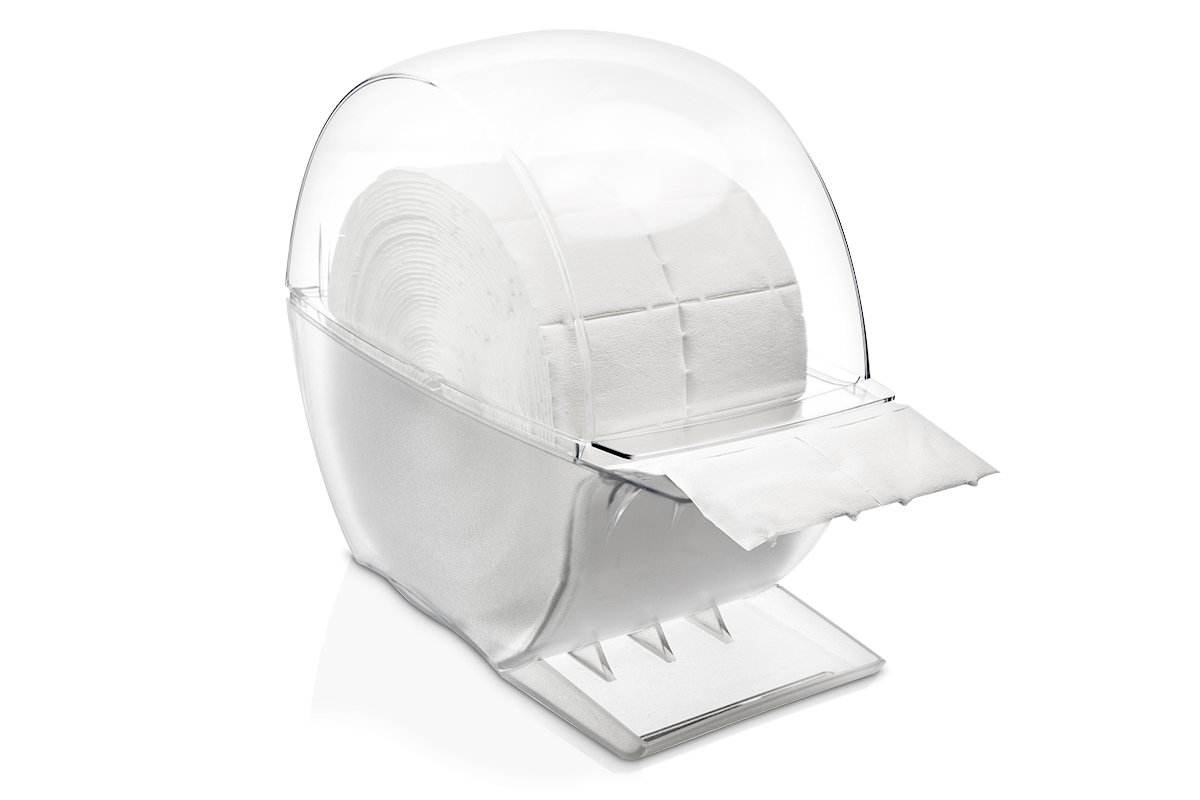 Jolifin Zellstofftupferbox clear