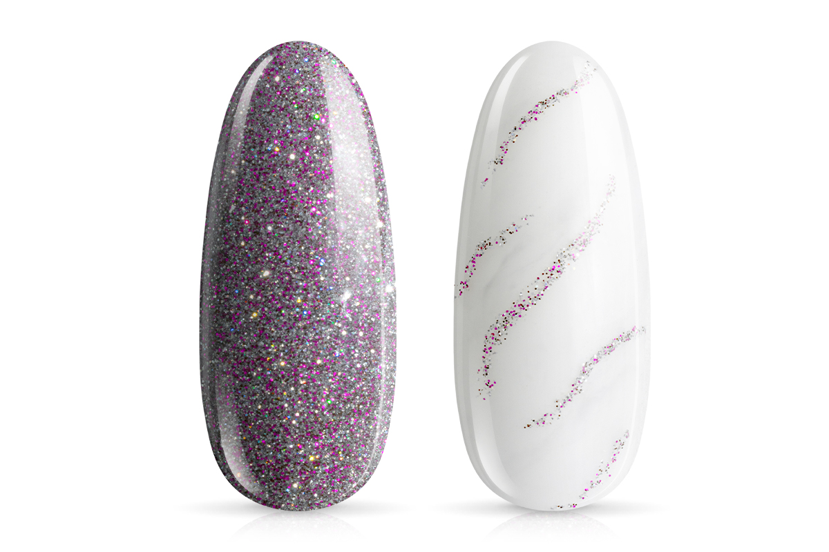 Jolifin LAVENI PRO Farbgel - FlashOn blueberry hologramm 5ml
