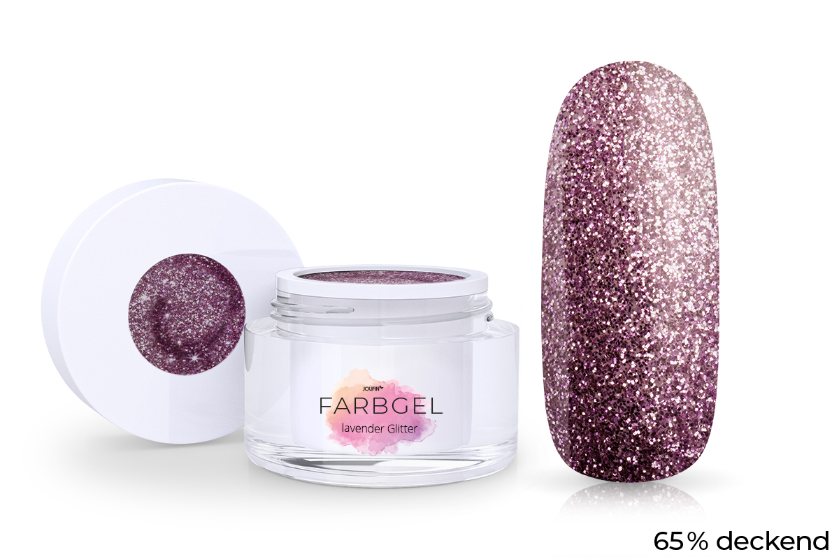Jolifin Colour Gel lavender Glitter 5ml