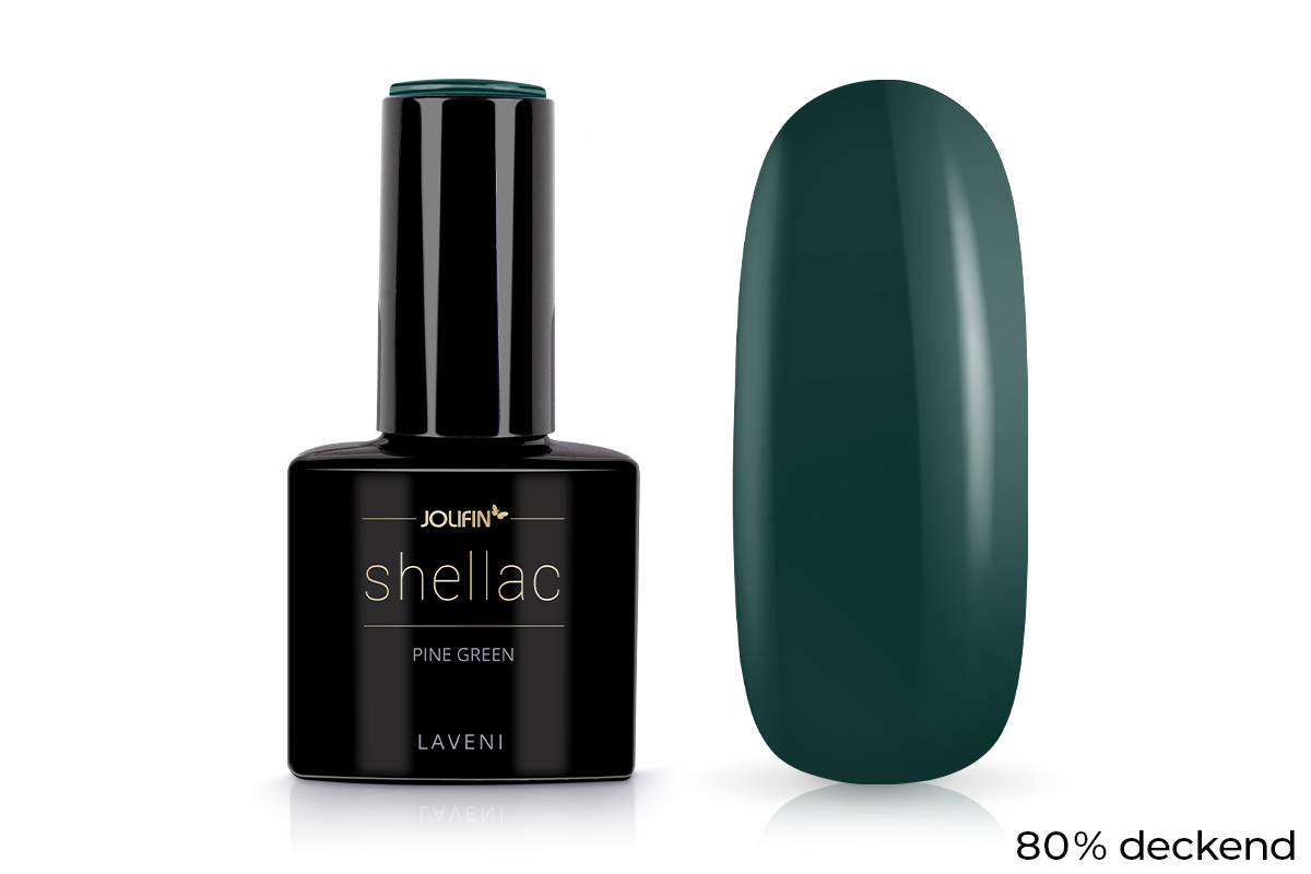 Jolifin LAVENI Shellac - pine green 10ml