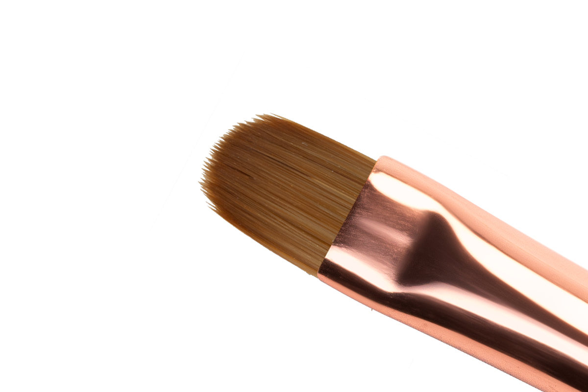 Jolifin Grey-Rosé Brush - oval size 4