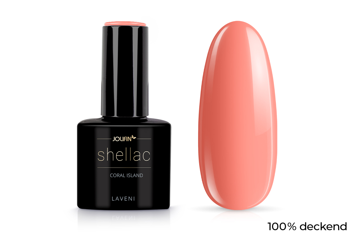 Jolifin LAVENI Shellac - coral island 10ml