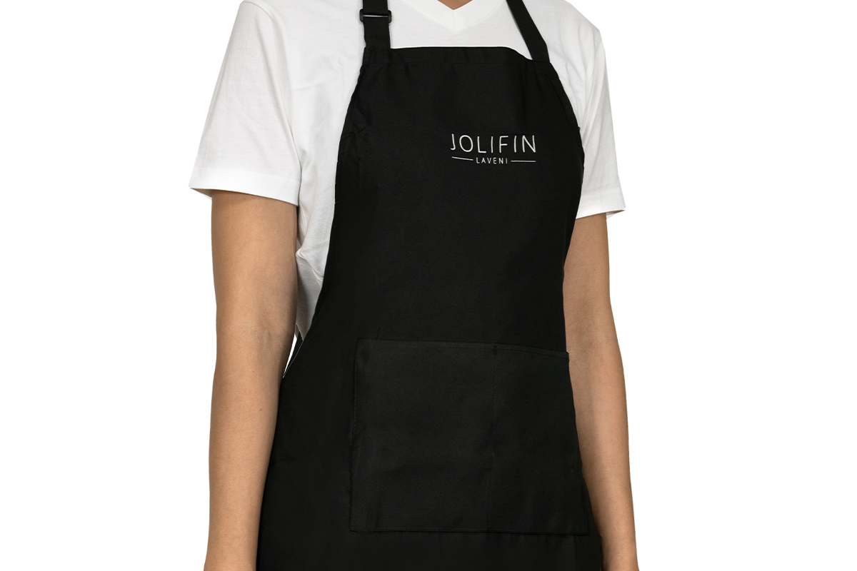 Jolifin LAVENI work apron - black