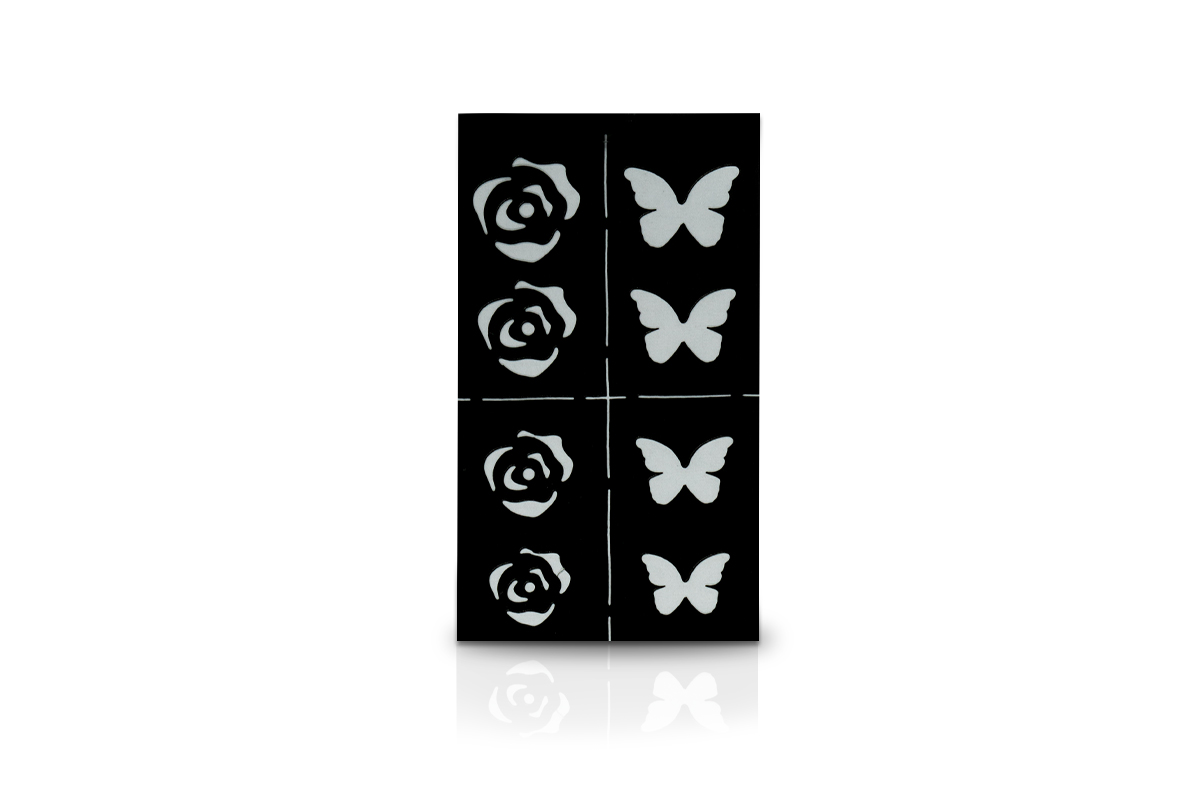 Jolifin LAVENI Airbrush and Nail Polish Stencil No. 41