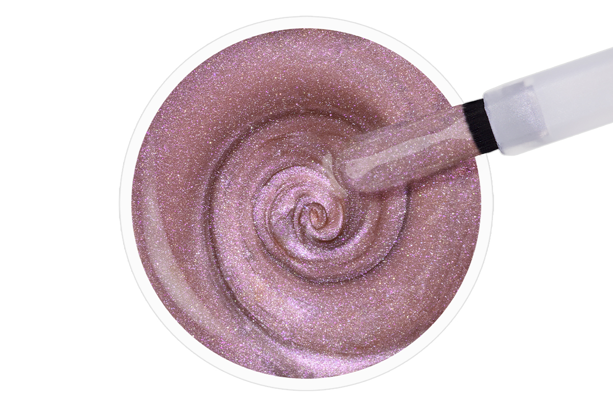 Jolifin LAVENI Shellac - Cat-Eye nude rose 10ml