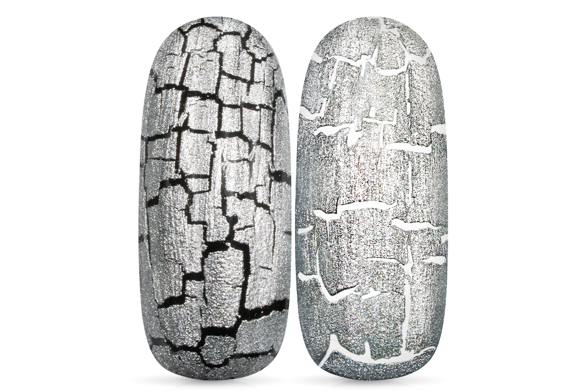 Jolifin LAVENI Shellac - cracked silver 10ml