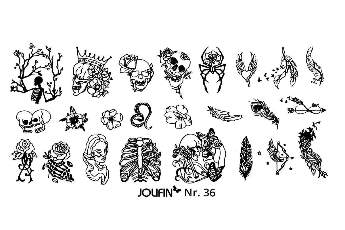 Jolifin Stamping Stencil No. 36