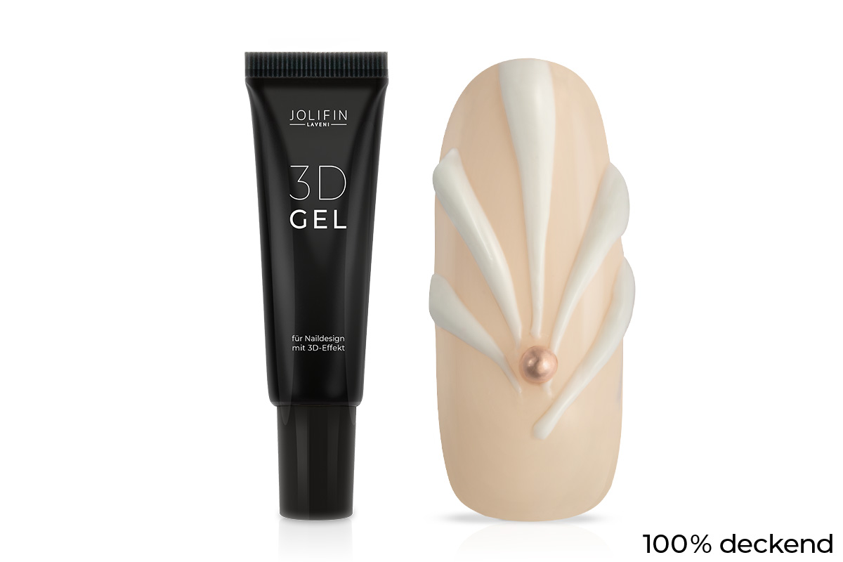 Jolifin LAVENI 3D Gel - white 8ml