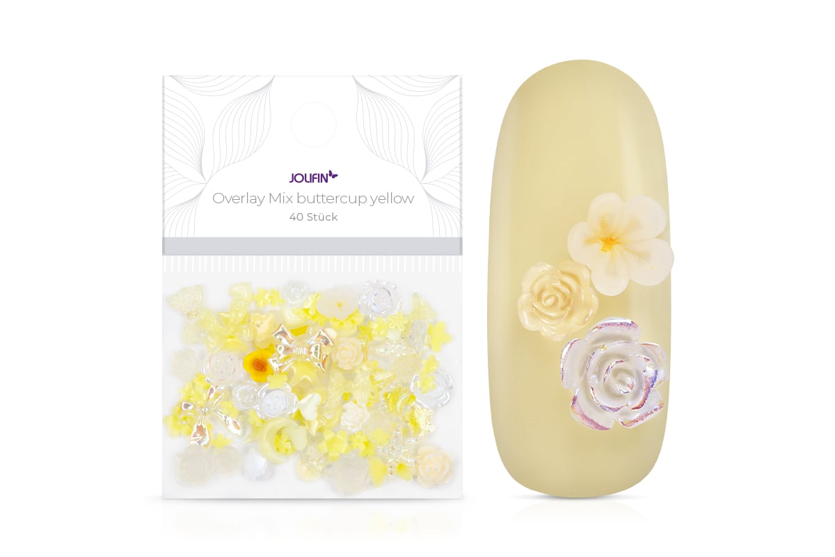Jolifin Overlay Mix - buttercup yellow 40Stk.