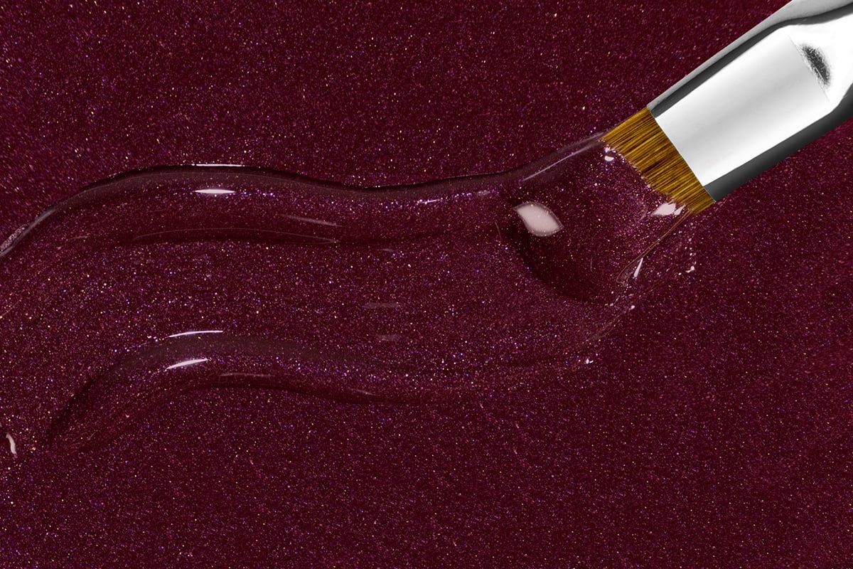 Jolifin Farbgel burgunder Glimmer 5ml