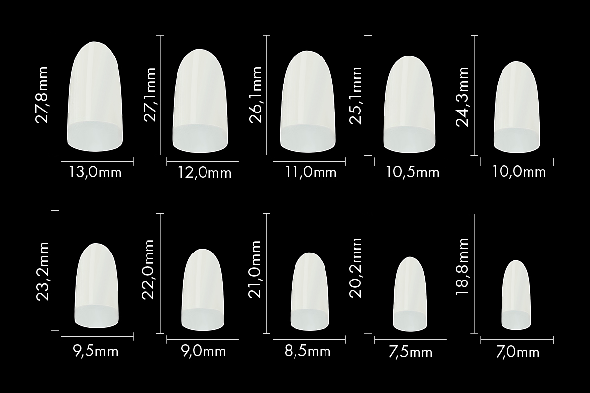 Jolifin 100er Tipbox oval - natur