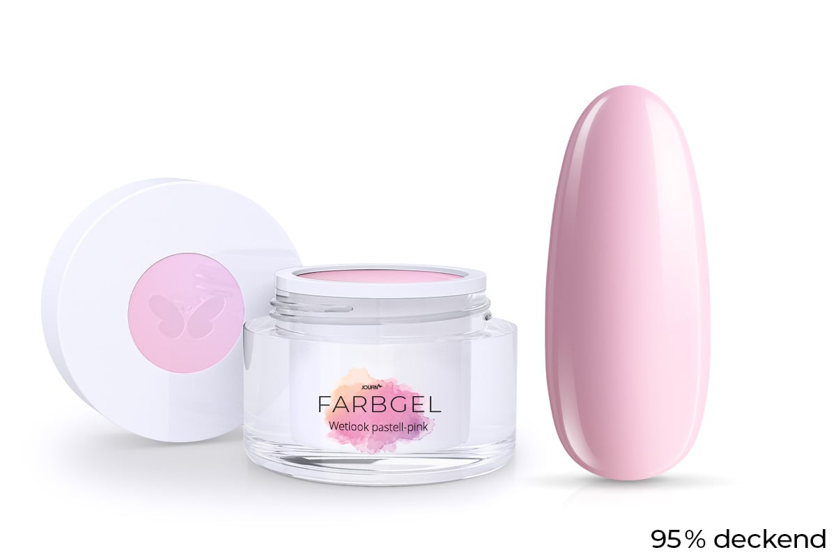 Jolifin Wetlook Farbgel pastell-pink 5ml