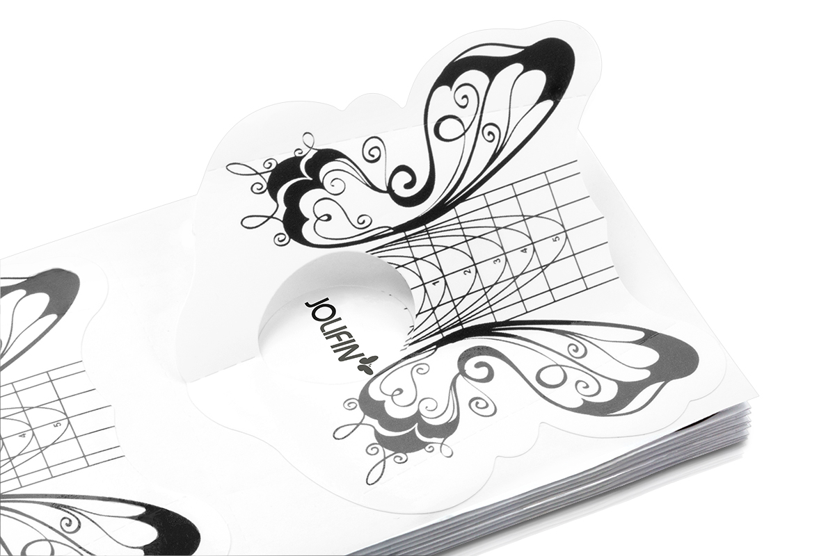 Jolifin butterfly stencil almond shape 100s