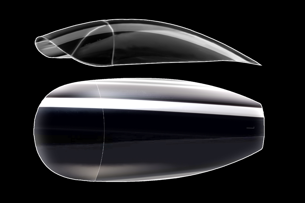 Jolifin 100 tip box - ballerina clear