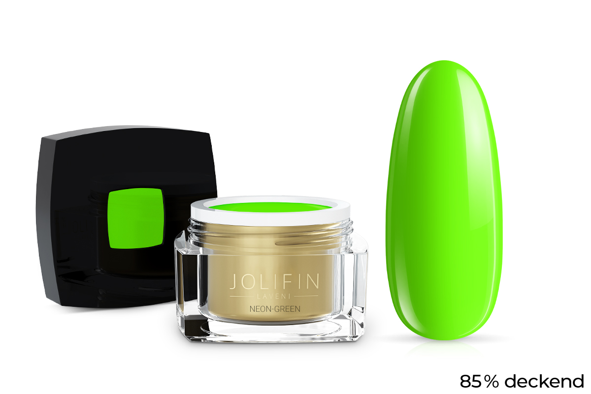 Jolifin LAVENI colour gel - neon-green 5ml