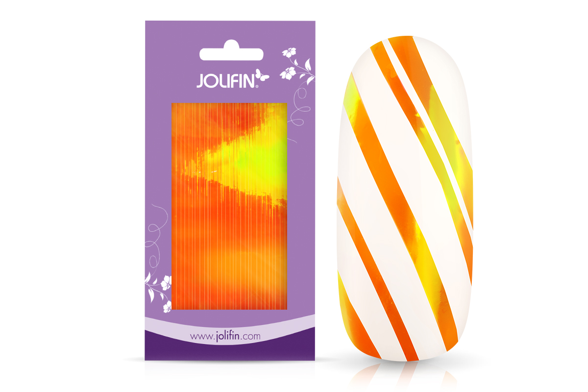 Jolifin Mermaid Sticker - Stripes sunset