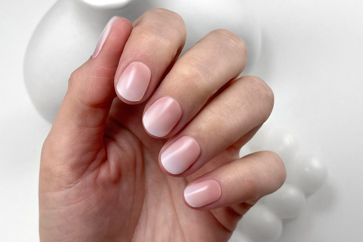Jolifin LAVENI UV Gel-Wraps - Babyboomer milky make-up