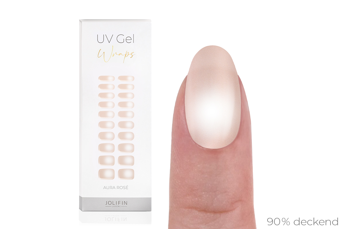 Jolifin LAVENI UV Gel Wraps - Aura rosé