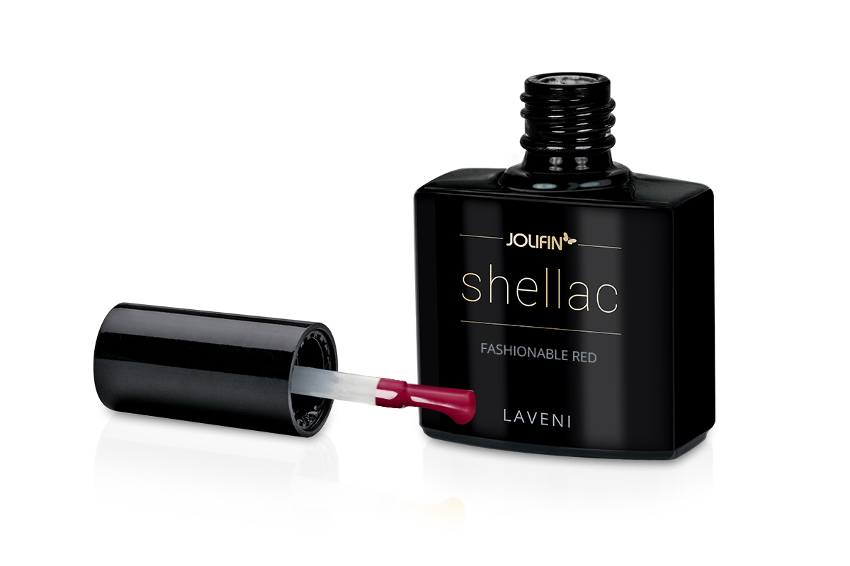 Jolifin LAVENI Shellac - fashionable red 10ml